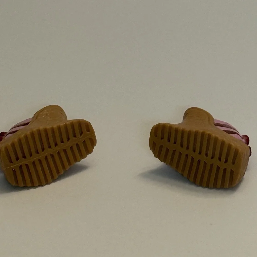 Barbie Mattel Retro Wedge Heel Open Toe Slide My Scene Shoes VTG